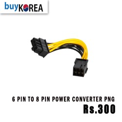 6 PIN TO 8 PIN POWER CONVERTER PNG